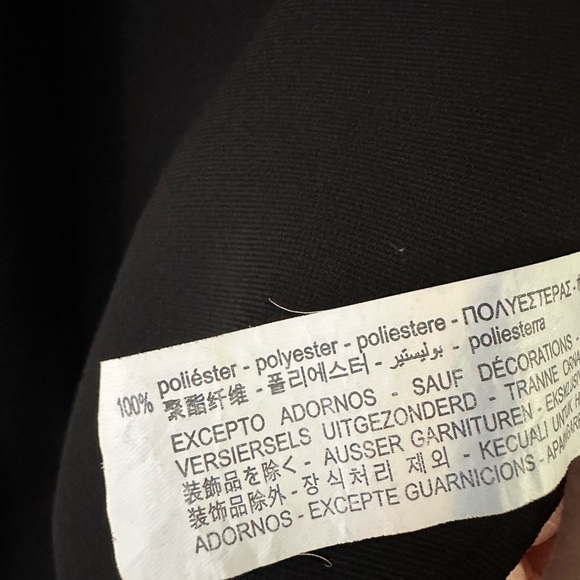 Zara Black A- Line Long Sleeve Dress - Picture 11 of 11